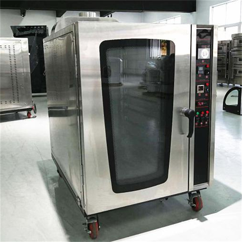 Industri 8 nampan oven konveksi listrik oven roti oven roti kanggo baking (8)